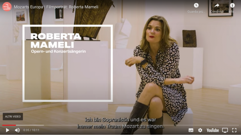 Il Soprano Roberta Mameli ha scelto l'Archivio Rachele Bianchi per raccontarsi al Festival di Mozart nel 2021